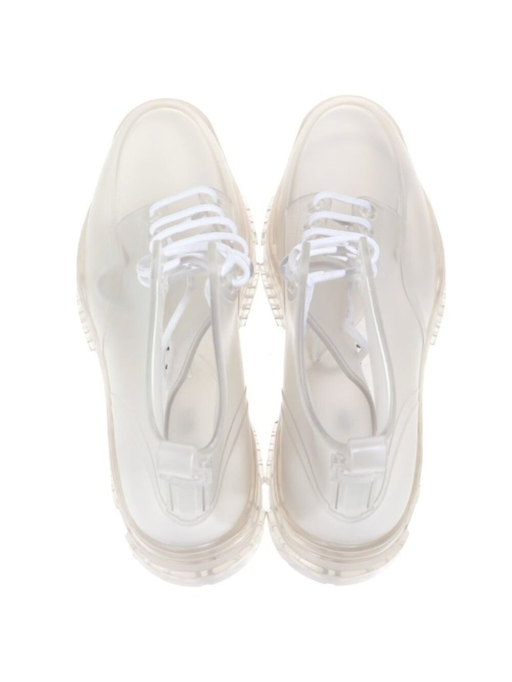 Dior Ankle Boot Transparent Clear Lace Up Boots - Picture 4 of 6